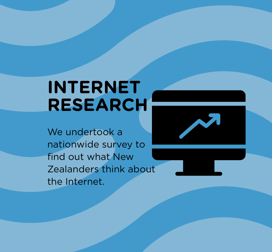 We undertook a nationwide survey to find out what New Zealanders think about the Internet.